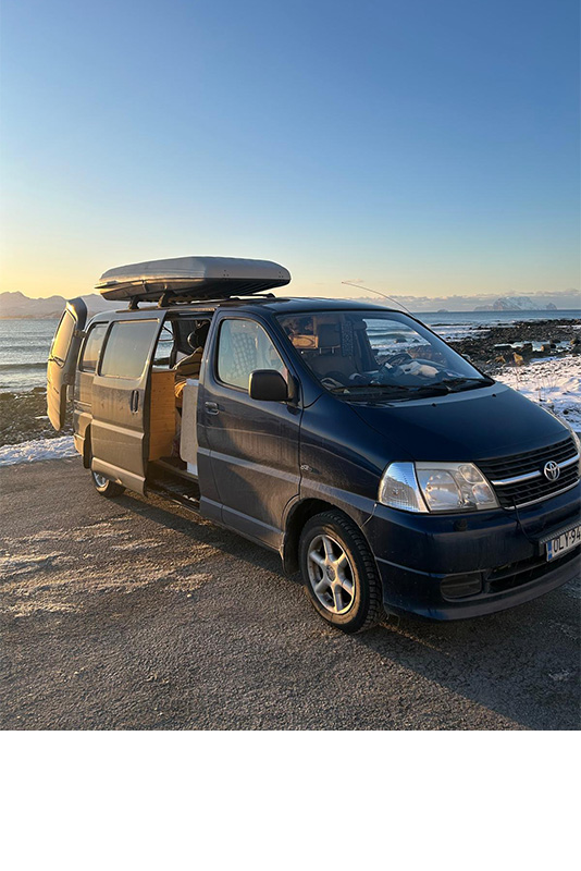 vuokrattava retkeilyauto vanlife
